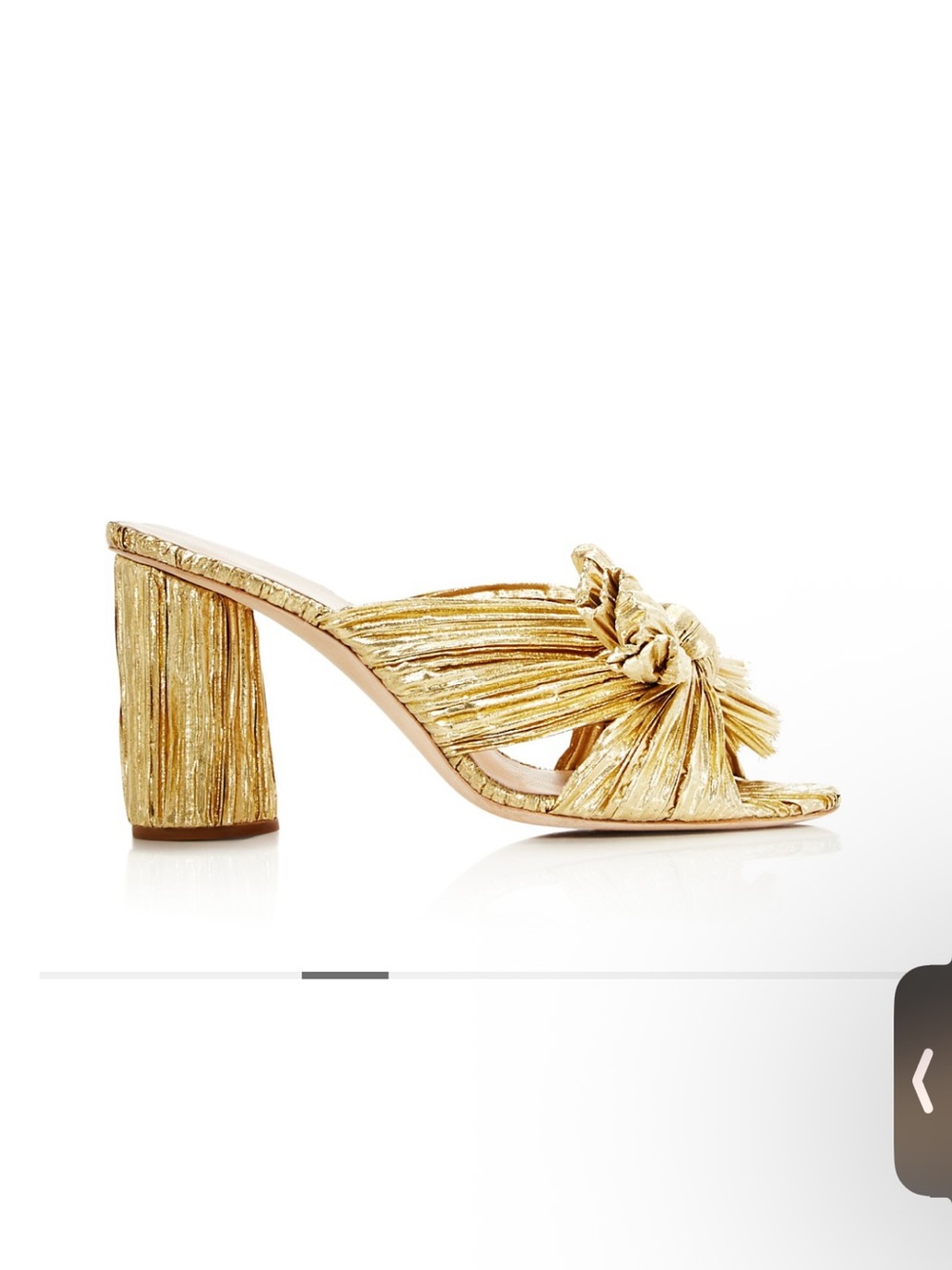 Loeffler Randall - Women's Penny Pleated High Heel Slide Sandals